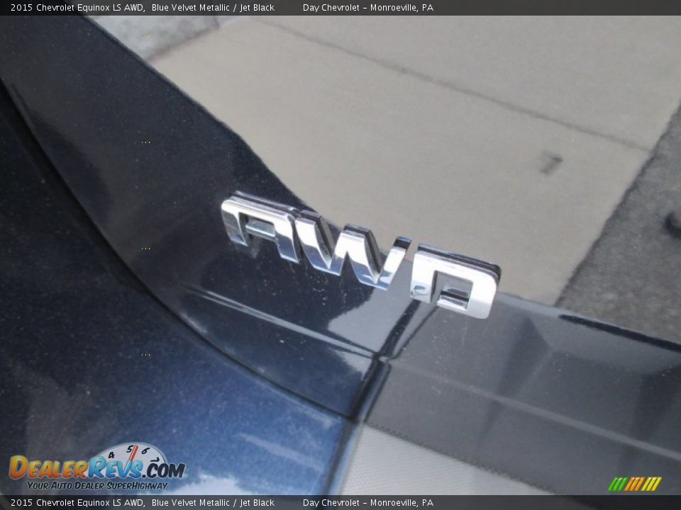 2015 Chevrolet Equinox LS AWD Blue Velvet Metallic / Jet Black Photo #6