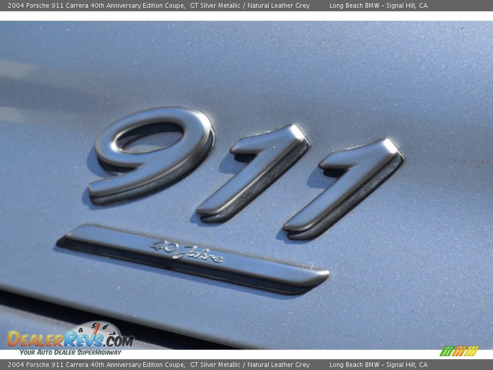 2004 Porsche 911 Carrera 40th Anniversary Edition Coupe GT Silver Metallic / Natural Leather Grey Photo #6