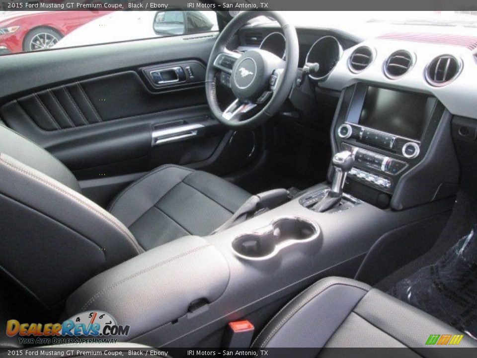 2015 Ford Mustang GT Premium Coupe Black / Ebony Photo #11
