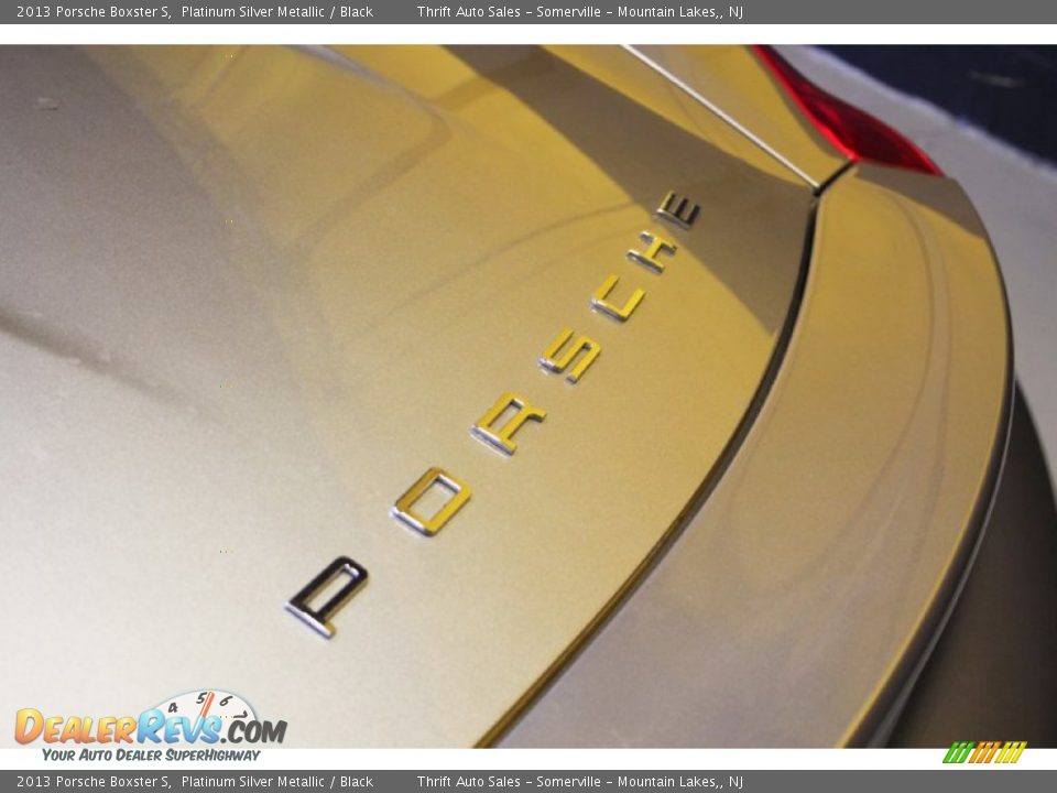 2013 Porsche Boxster S Platinum Silver Metallic / Black Photo #32