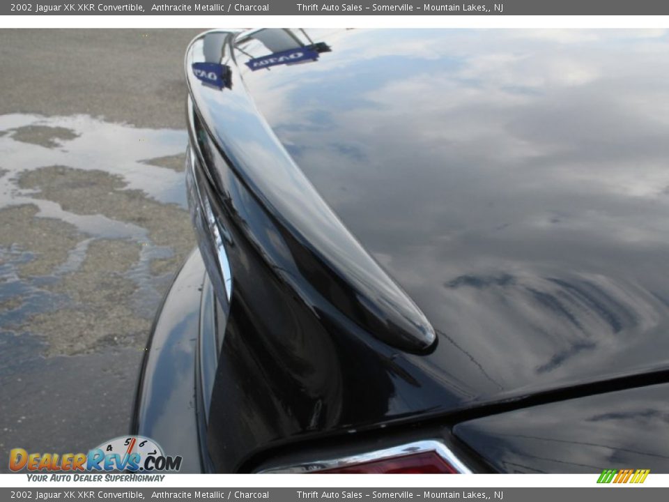 2002 Jaguar XK XKR Convertible Anthracite Metallic / Charcoal Photo #25