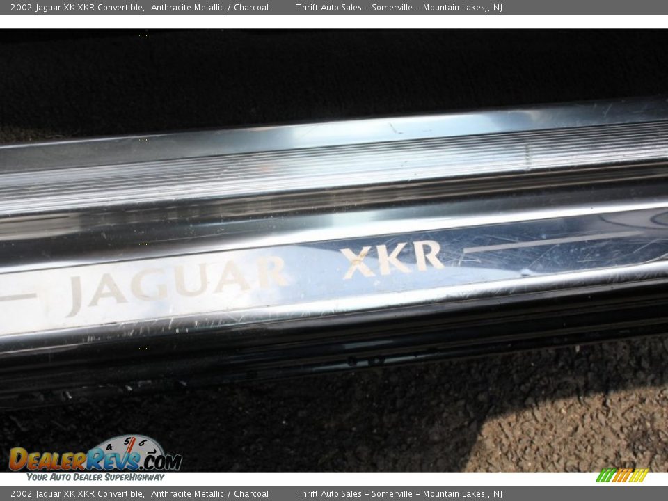 2002 Jaguar XK XKR Convertible Anthracite Metallic / Charcoal Photo #31