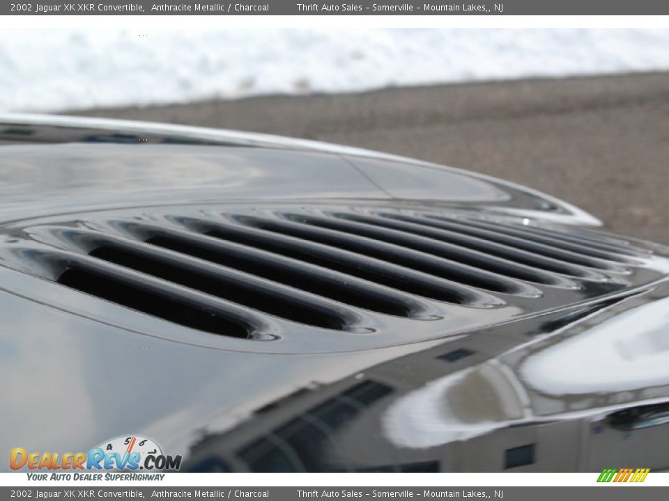 2002 Jaguar XK XKR Convertible Anthracite Metallic / Charcoal Photo #33