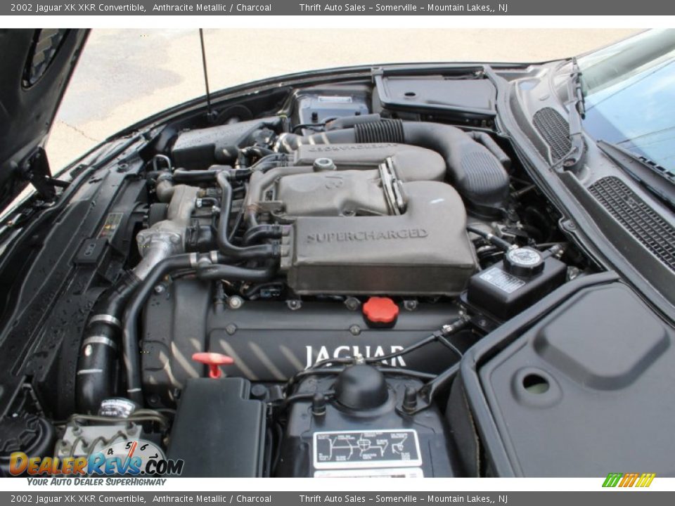 2002 Jaguar XK XKR Convertible 4.0 Liter R Supercharged DOHC 32-Valve V8 Engine Photo #35