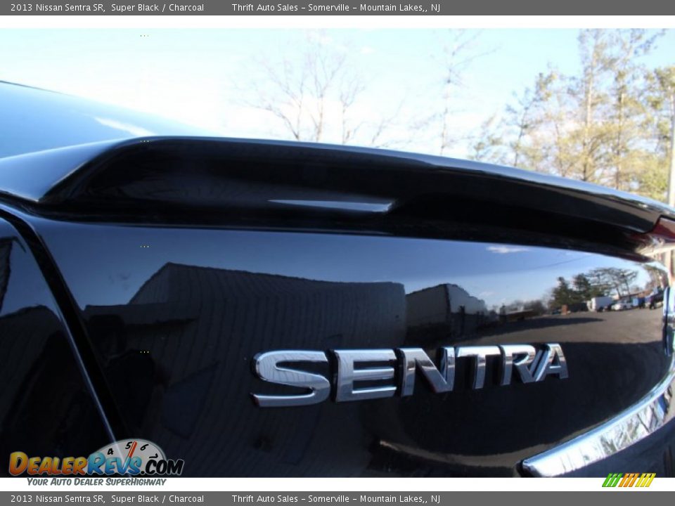 2013 Nissan Sentra SR Super Black / Charcoal Photo #29