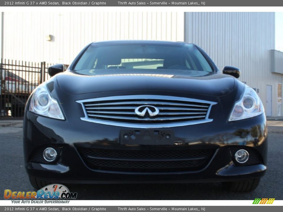 2012 Infiniti G 37 x AWD Sedan Black Obsidian / Graphite Photo #2