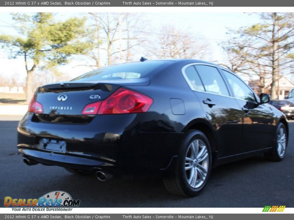 2012 Infiniti G 37 x AWD Sedan Black Obsidian / Graphite Photo #5