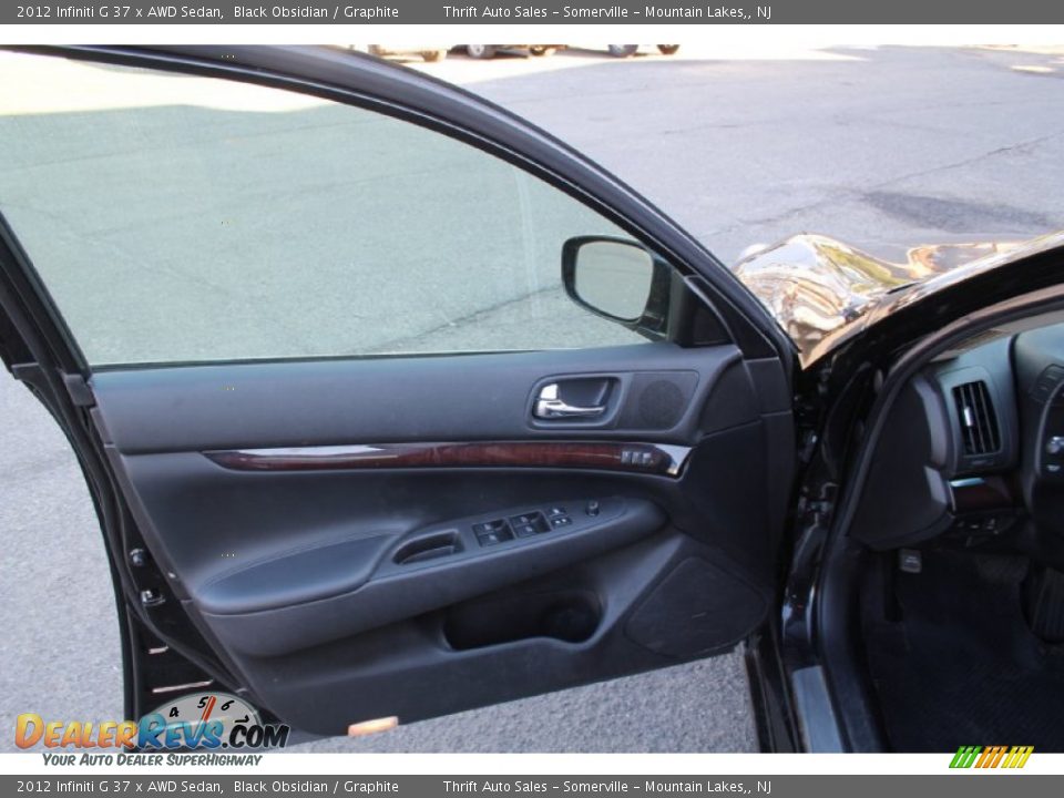 2012 Infiniti G 37 x AWD Sedan Black Obsidian / Graphite Photo #9