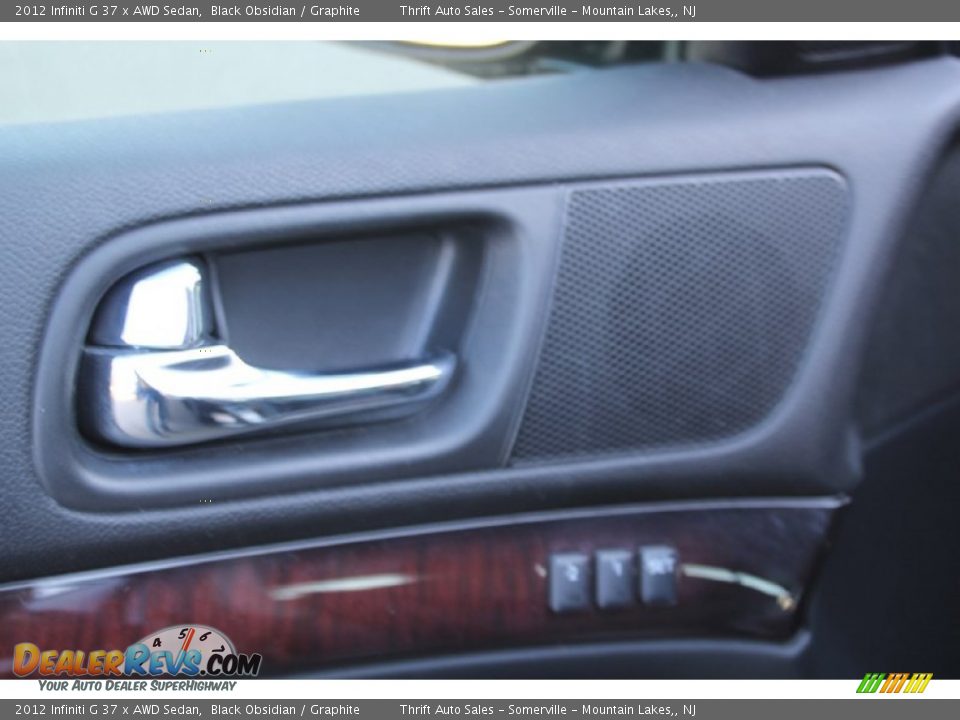 2012 Infiniti G 37 x AWD Sedan Black Obsidian / Graphite Photo #10