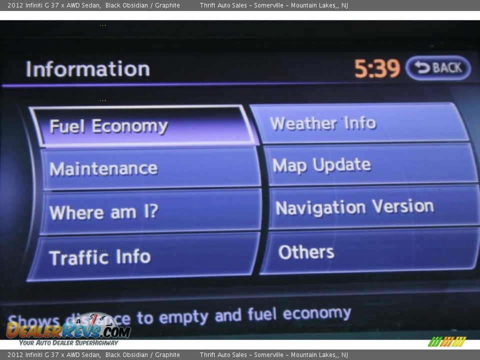 2012 Infiniti G 37 x AWD Sedan Black Obsidian / Graphite Photo #16