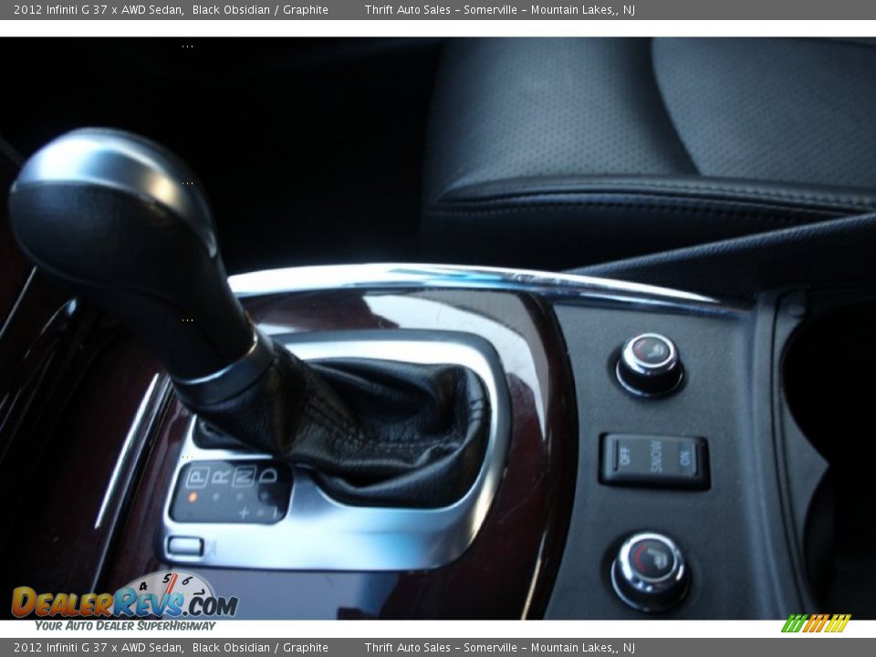 2012 Infiniti G 37 x AWD Sedan Black Obsidian / Graphite Photo #18