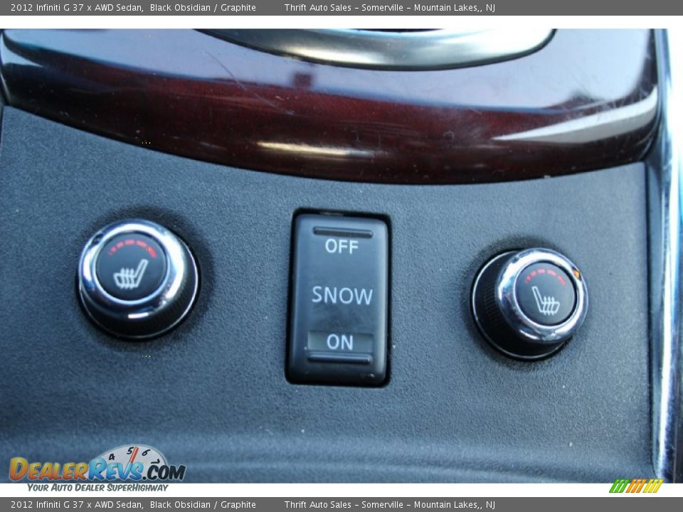 2012 Infiniti G 37 x AWD Sedan Black Obsidian / Graphite Photo #19