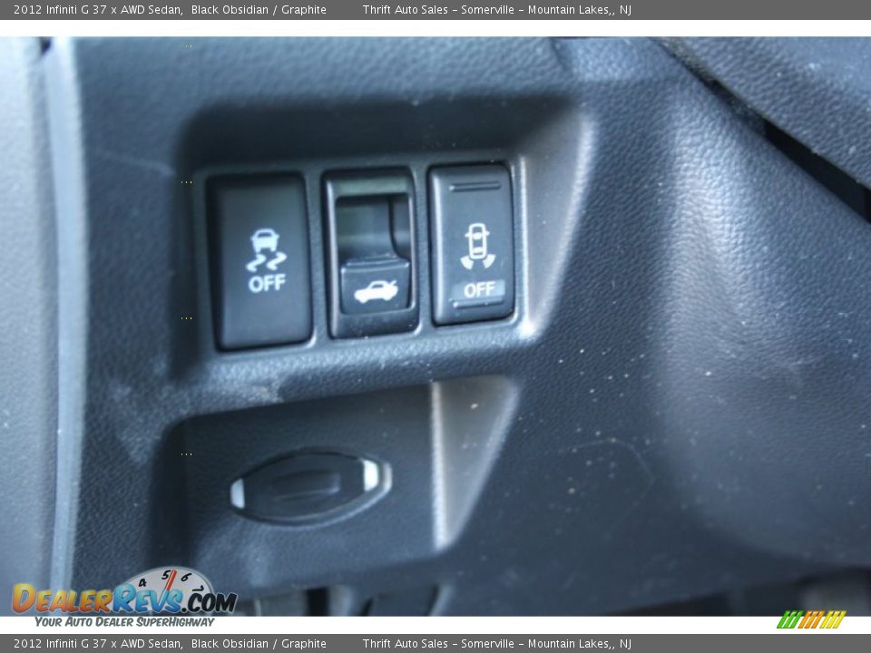 2012 Infiniti G 37 x AWD Sedan Black Obsidian / Graphite Photo #20