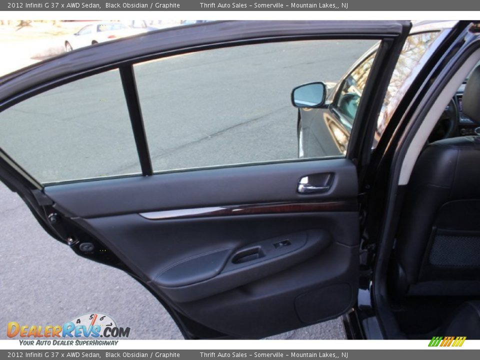 2012 Infiniti G 37 x AWD Sedan Black Obsidian / Graphite Photo #22