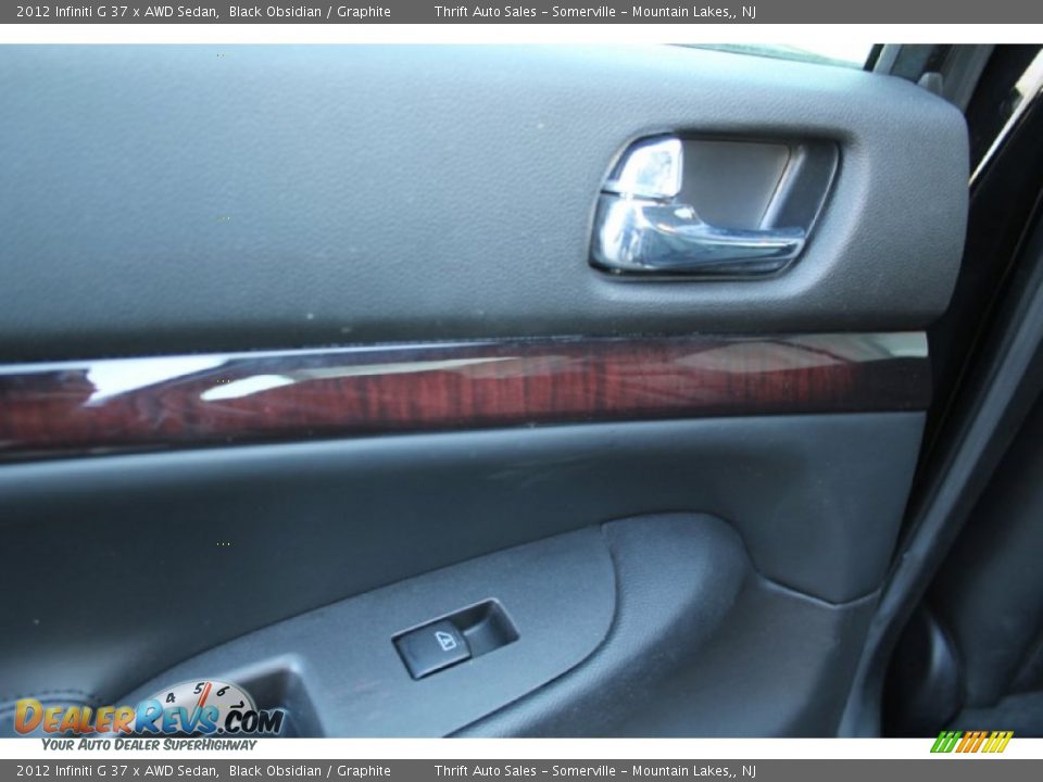 2012 Infiniti G 37 x AWD Sedan Black Obsidian / Graphite Photo #23