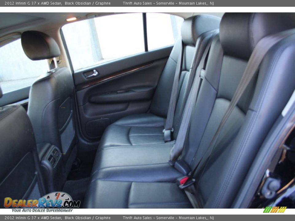 2012 Infiniti G 37 x AWD Sedan Black Obsidian / Graphite Photo #24