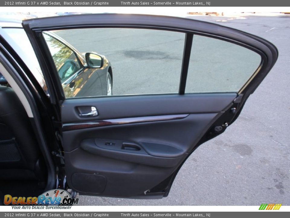 2012 Infiniti G 37 x AWD Sedan Black Obsidian / Graphite Photo #25