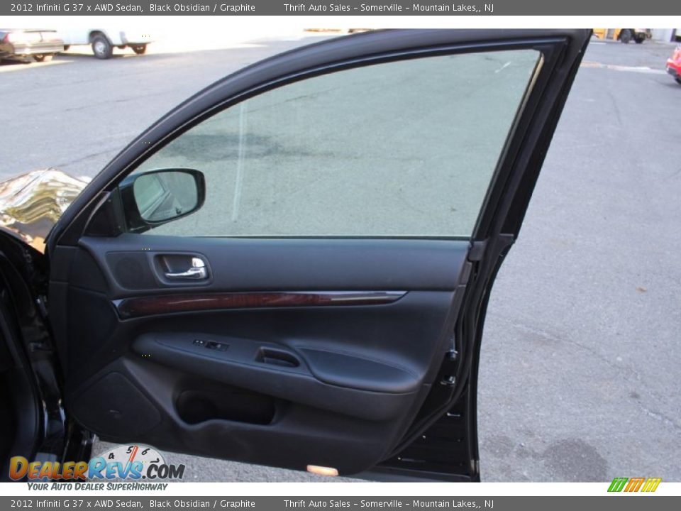 2012 Infiniti G 37 x AWD Sedan Black Obsidian / Graphite Photo #27