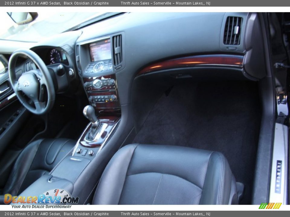 2012 Infiniti G 37 x AWD Sedan Black Obsidian / Graphite Photo #29