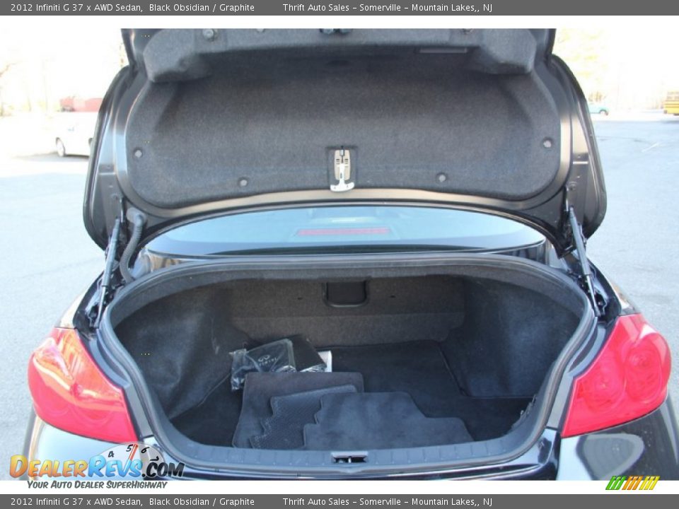 2012 Infiniti G 37 x AWD Sedan Black Obsidian / Graphite Photo #30