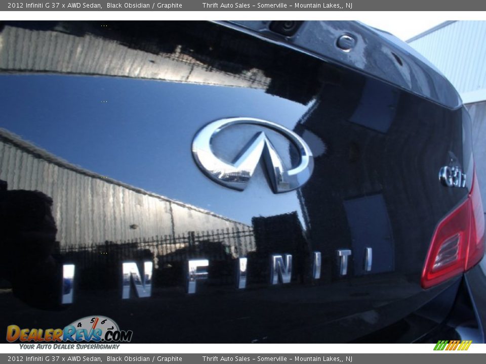 2012 Infiniti G 37 x AWD Sedan Black Obsidian / Graphite Photo #31