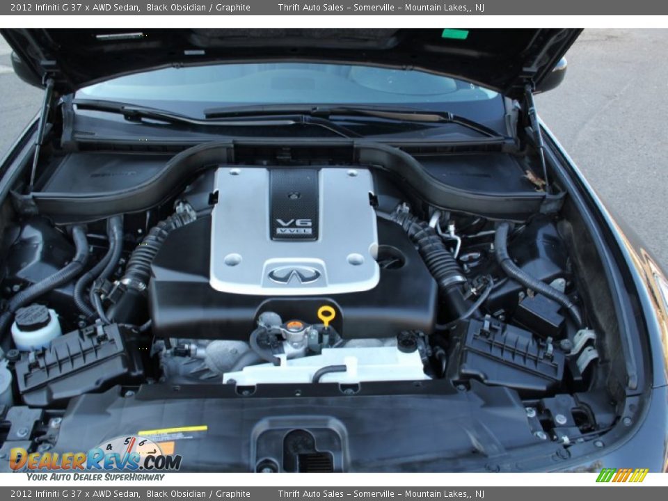 2012 Infiniti G 37 x AWD Sedan Black Obsidian / Graphite Photo #33