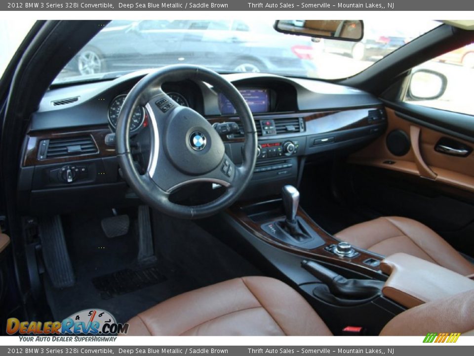 Saddle Brown Interior - 2012 BMW 3 Series 328i Convertible Photo #28