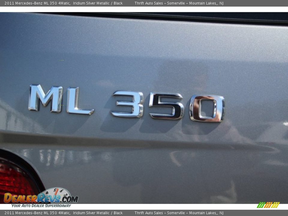 2011 Mercedes-Benz ML 350 4Matic Iridium Silver Metallic / Black Photo #7