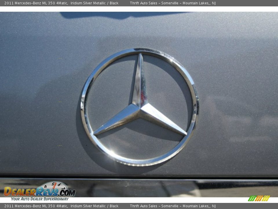 2011 Mercedes-Benz ML 350 4Matic Iridium Silver Metallic / Black Photo #8