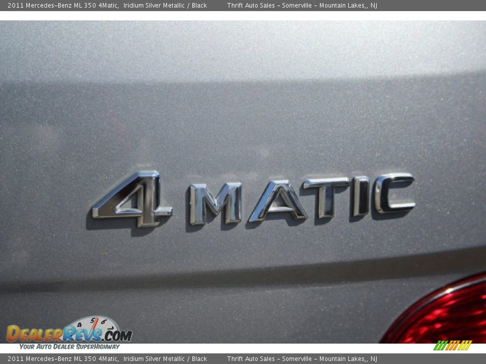2011 Mercedes-Benz ML 350 4Matic Iridium Silver Metallic / Black Photo #9
