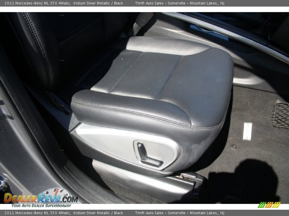 2011 Mercedes-Benz ML 350 4Matic Iridium Silver Metallic / Black Photo #27