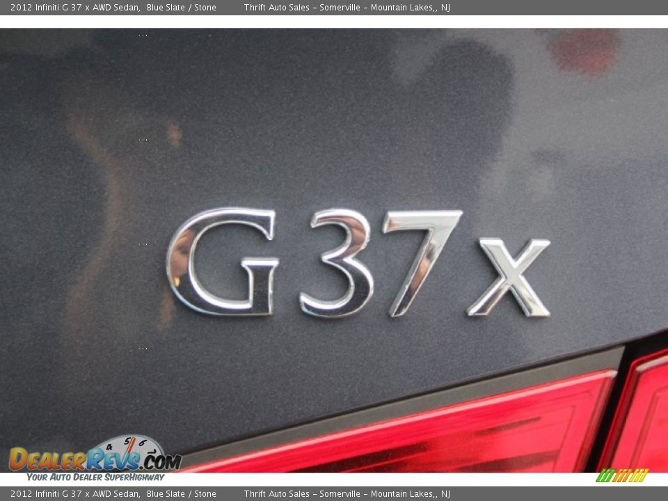 2012 Infiniti G 37 x AWD Sedan Blue Slate / Stone Photo #13