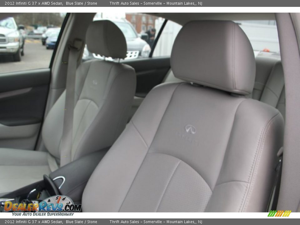 2012 Infiniti G 37 x AWD Sedan Blue Slate / Stone Photo #27