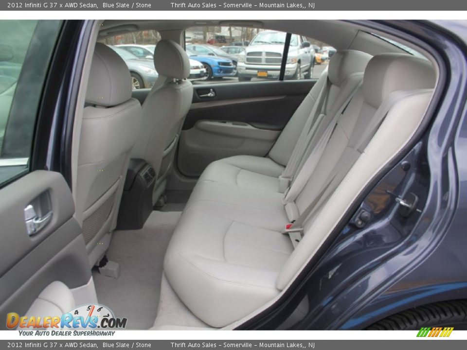 2012 Infiniti G 37 x AWD Sedan Blue Slate / Stone Photo #31