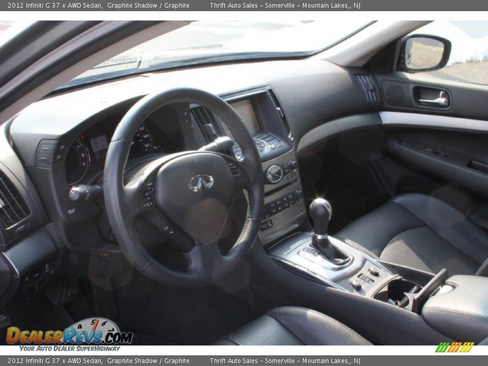 2012 Infiniti G 37 x AWD Sedan Graphite Shadow / Graphite Photo #9