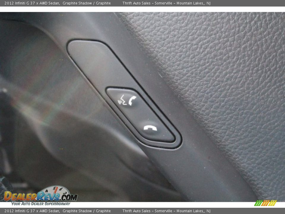 2012 Infiniti G 37 x AWD Sedan Graphite Shadow / Graphite Photo #16
