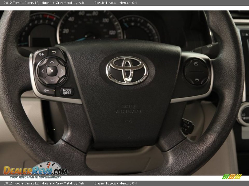 2012 Toyota Camry LE Magnetic Gray Metallic / Ash Photo #6