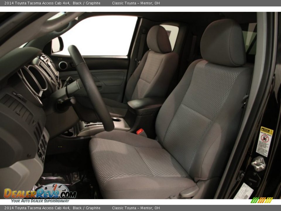 2014 Toyota Tacoma Access Cab 4x4 Black / Graphite Photo #5