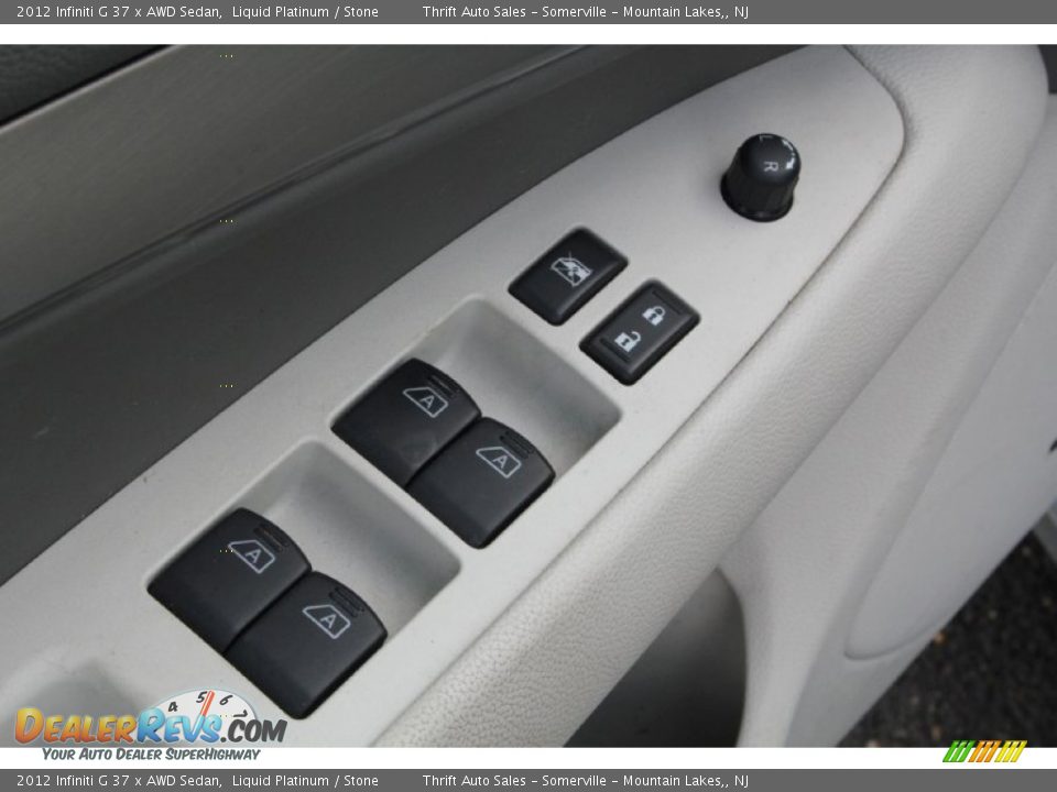 2012 Infiniti G 37 x AWD Sedan Liquid Platinum / Stone Photo #11