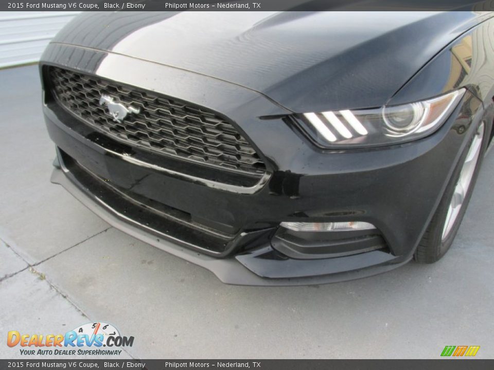 2015 Ford Mustang V6 Coupe Black / Ebony Photo #10