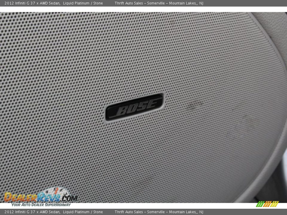 2012 Infiniti G 37 x AWD Sedan Liquid Platinum / Stone Photo #12