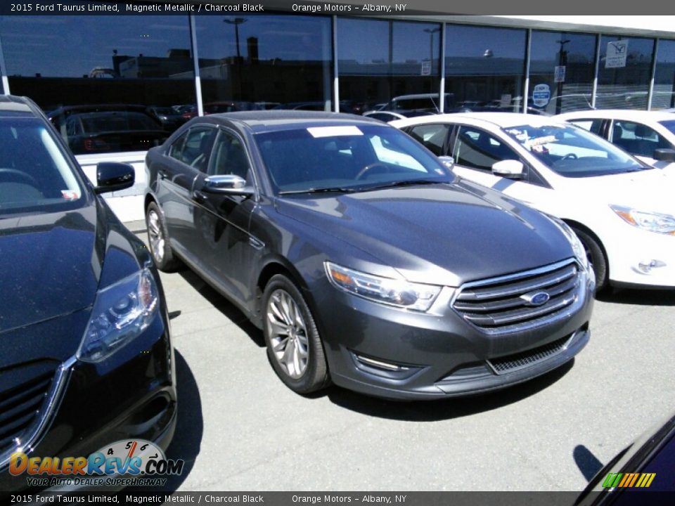 2015 Ford Taurus Limited Magnetic Metallic / Charcoal Black Photo #1