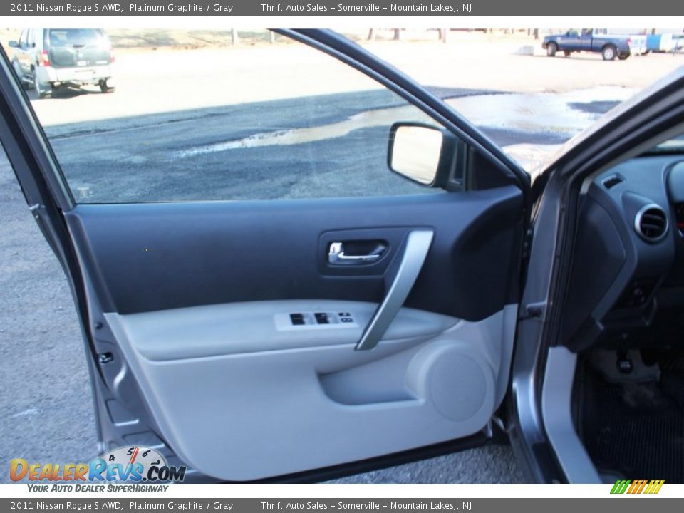 2011 Nissan Rogue S AWD Platinum Graphite / Gray Photo #9