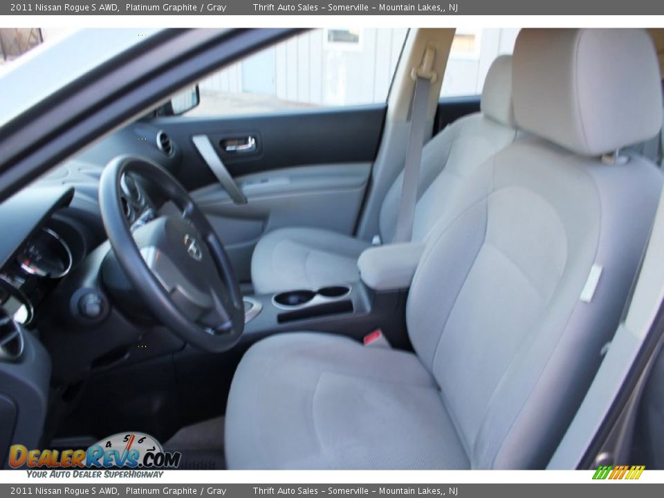 2011 Nissan Rogue S AWD Platinum Graphite / Gray Photo #11