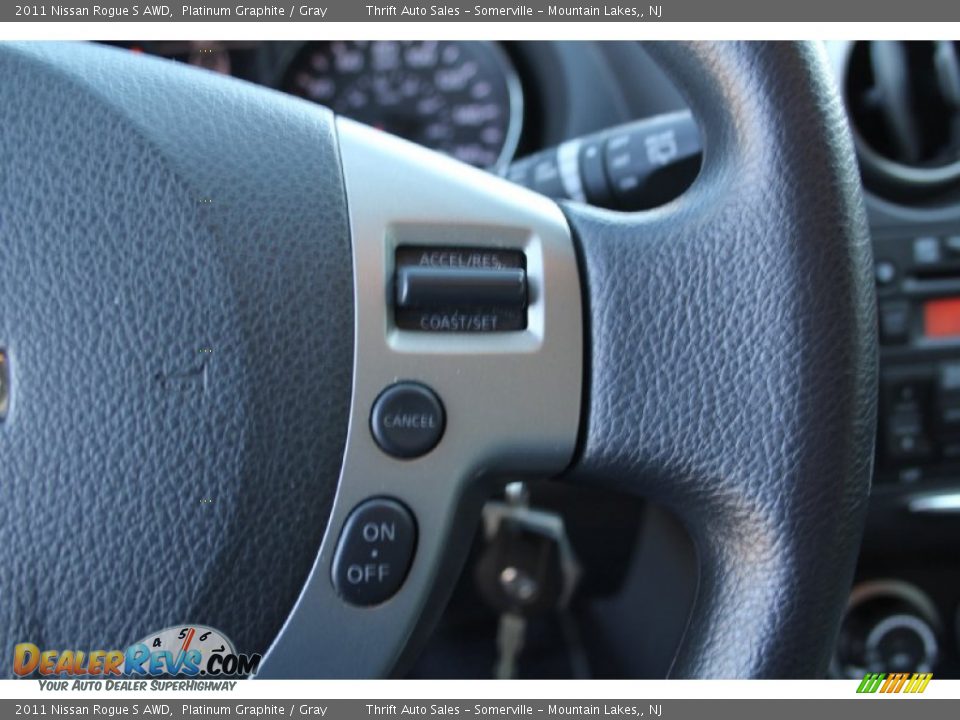 2011 Nissan Rogue S AWD Platinum Graphite / Gray Photo #14