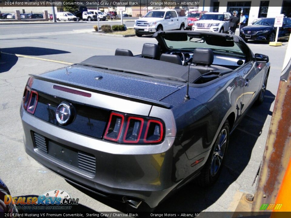 2014 Ford Mustang V6 Premium Convertible Sterling Gray / Charcoal Black Photo #5