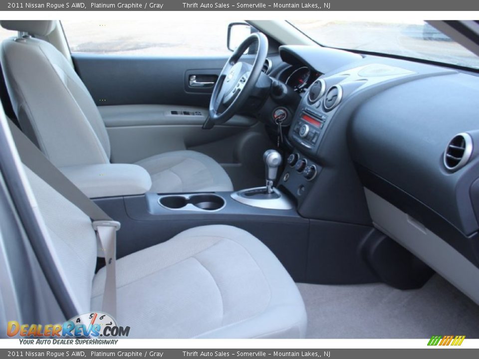 2011 Nissan Rogue S AWD Platinum Graphite / Gray Photo #26