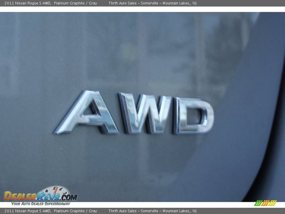 2011 Nissan Rogue S AWD Platinum Graphite / Gray Photo #29