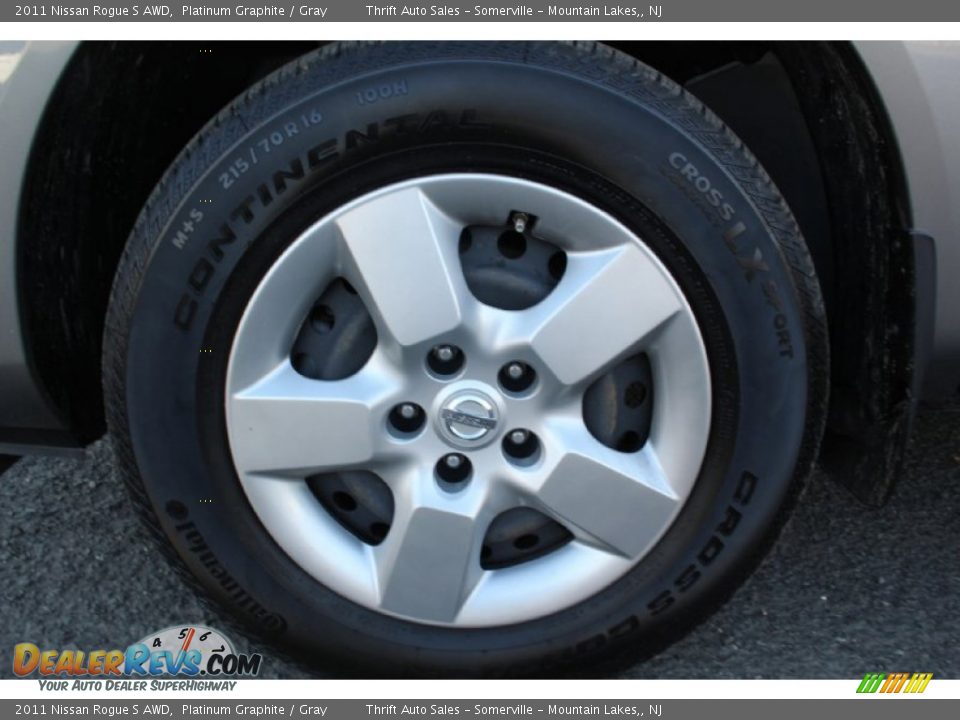 2011 Nissan Rogue S AWD Platinum Graphite / Gray Photo #31