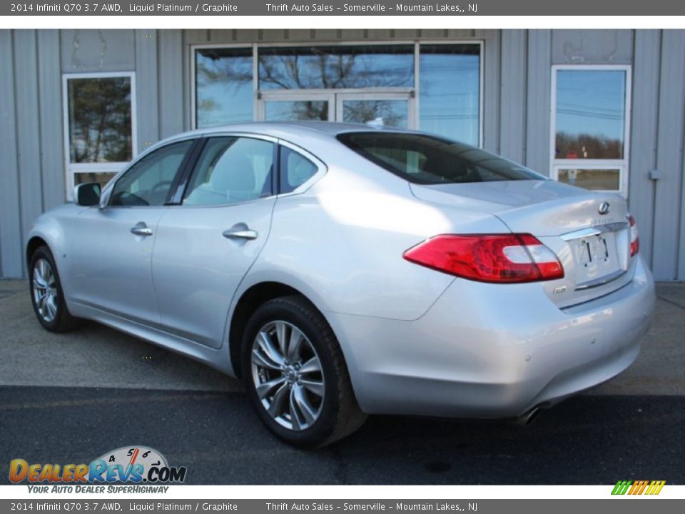 2014 Infiniti Q70 3.7 AWD Liquid Platinum / Graphite Photo #3